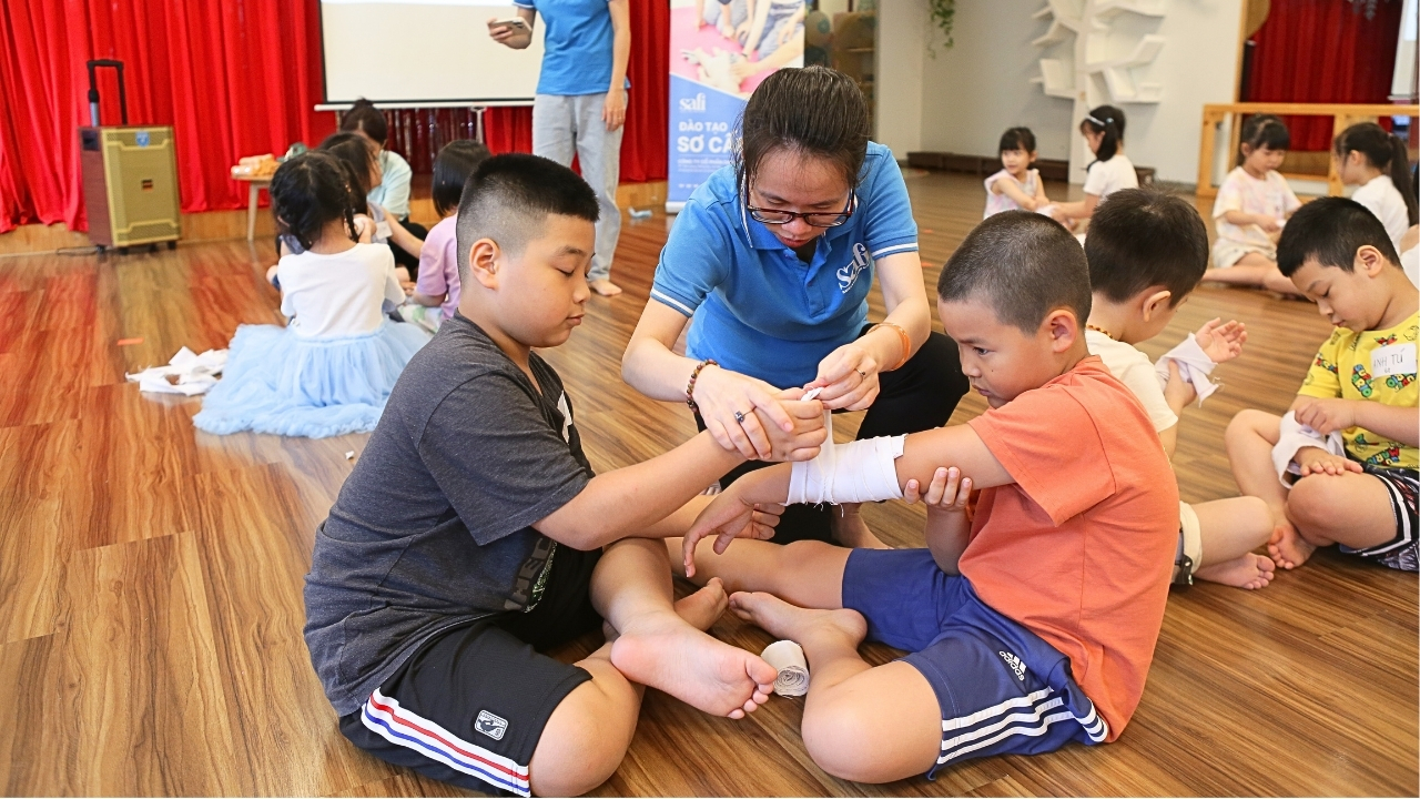 safi sơ cấp cứu đào tạo sơ cấp cứu cho trẻ em